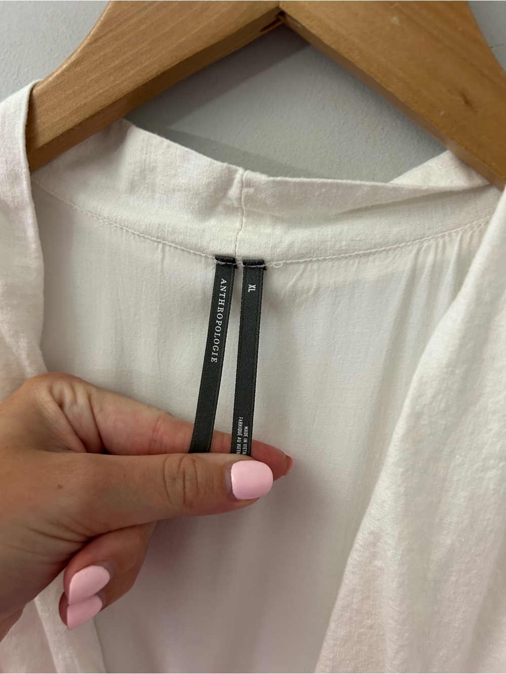 Anthropologie Tommie Zipper Front Mini Shirtdress White Size XL - Picture 7 of 8